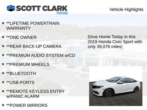 2019 Honda Civic Sport