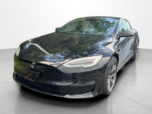 Solid Black 2021 Tesla Model S Plaid