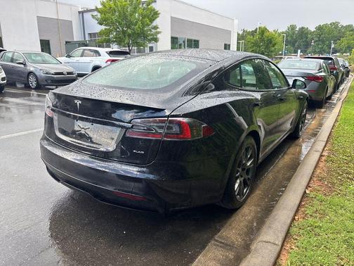 Solid Black 2021 Tesla Model S Plaid