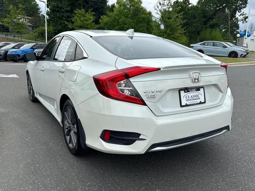 Platinum White Pearl 2019 Honda Civic EX-L