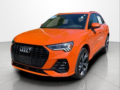 Pulse Orange 2023 Audi Q3 45 S line Premium Plus