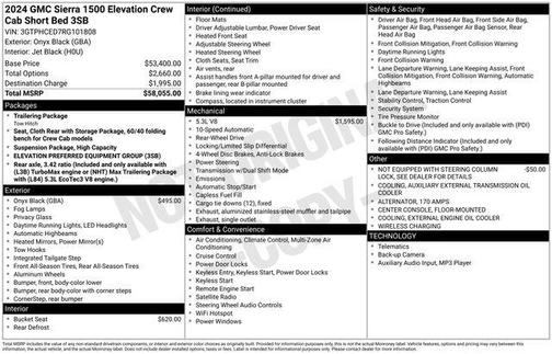 2024 GMC Sierra 1500 Elevation
