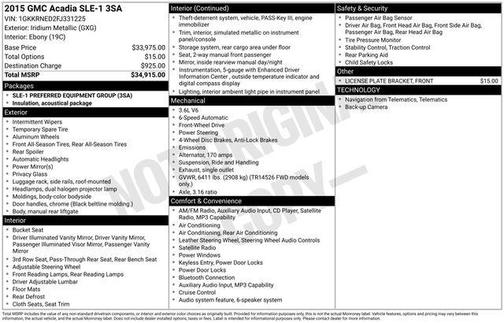 2015 GMC Acadia SLE-1