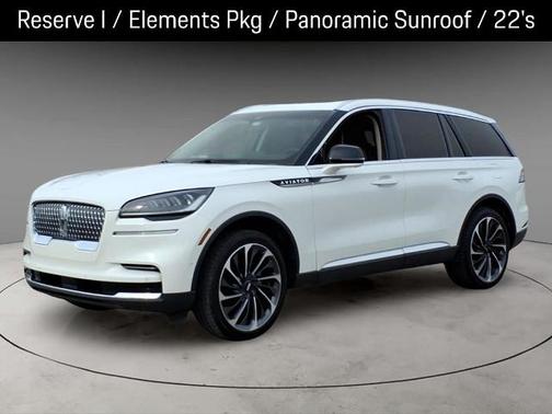 PRISTINE WHITE MET 3C 2023 Lincoln Aviator RESERVE