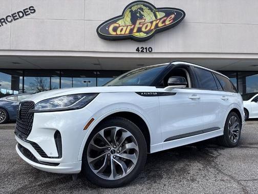 PRISTINE WHITE MET 3C 2025 Lincoln Aviator PREMIERE