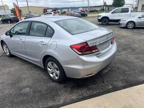 Alabaster Silver Metallic 2015 Honda Civic LX