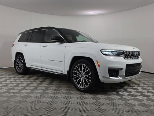 Bright White Clearcoat 2024 Jeep Grand Cherokee L Summit