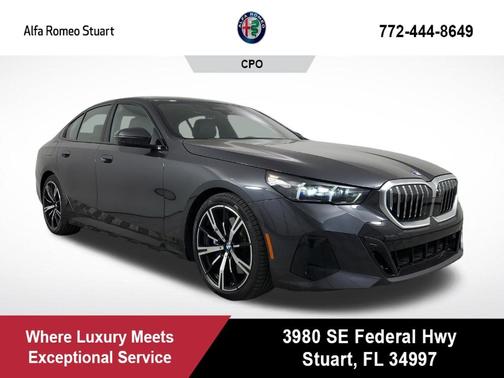 Dark Graphite Metallic 2024 BMW 540 i xDrive