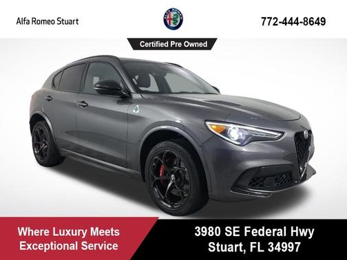 Vesuvio Gray Metallic 2022 Alfa Romeo Stelvio Quadrifoglio
