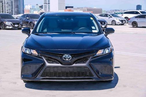 Midnight Black Metallic 2023 Toyota Camry SE