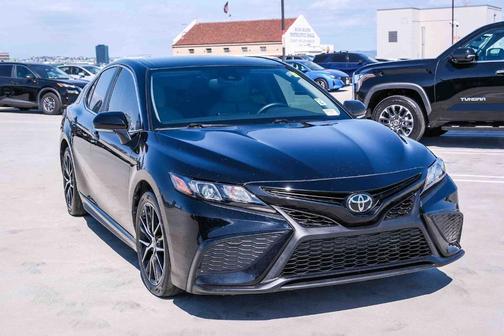 Midnight Black Metallic 2023 Toyota Camry SE