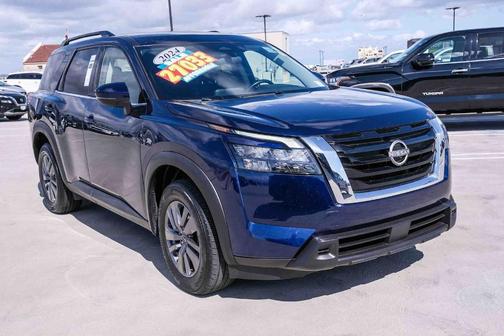 Deep Ocean Blue 2024 Nissan Pathfinder SV