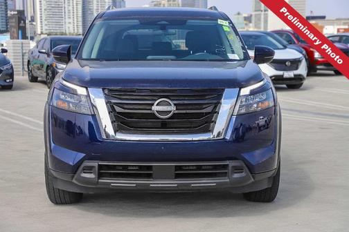 Deep Ocean Blue 2024 Nissan Pathfinder SV