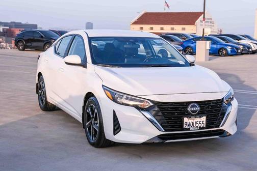 Cloud White 2025 Nissan Sentra SV