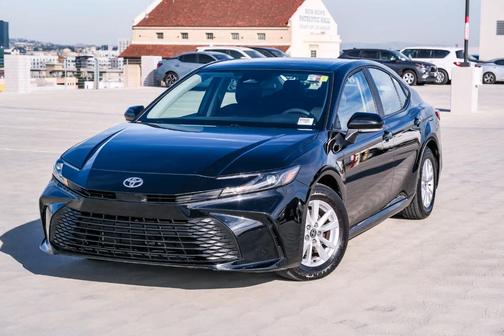 Midnight Black Metallic 2025 Toyota Camry LE