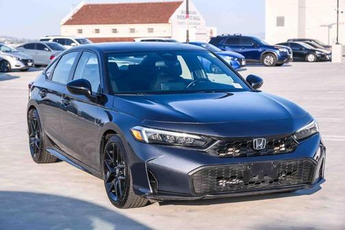 Blue 2025 Honda Civic Sport