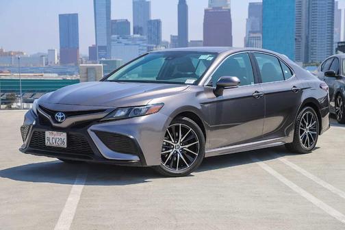 Predawn Gray Mica 2024 Toyota Camry Hybrid SE