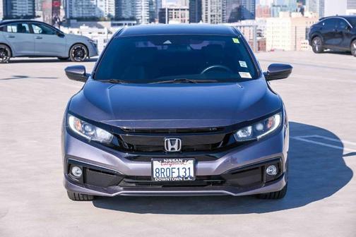 Modern Steel Metallic 2020 Honda Civic Sport