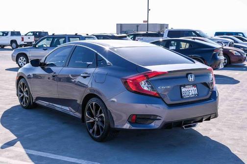 Modern Steel Metallic 2020 Honda Civic Sport