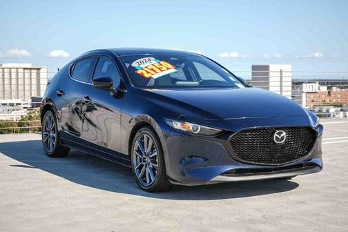 Deep Crystal Blue Mica 2024 Mazda Mazda3 FWD w/Preferred Package