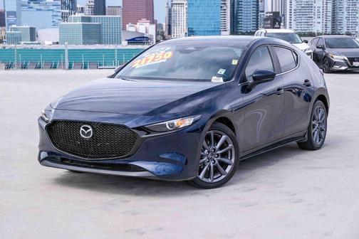 Deep Crystal Blue Mica 2024 Mazda Mazda3 FWD w/Preferred Package