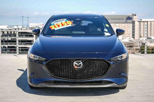 Deep Crystal Blue Mica 2024 Mazda Mazda3 FWD w/Preferred Package