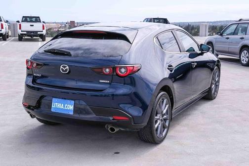 Deep Crystal Blue Mica 2024 Mazda Mazda3 FWD w/Preferred Package