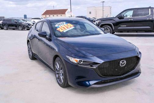Deep Crystal Blue Mica 2024 Mazda Mazda3 FWD w/Preferred Package