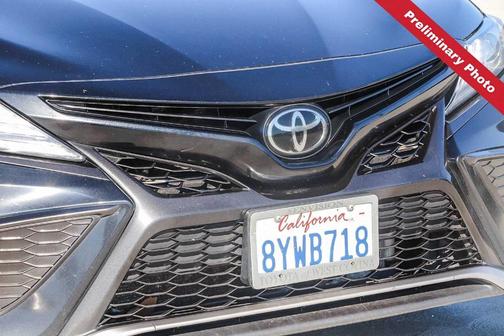 Midnight Black Metallic 2022 Toyota Camry XSE