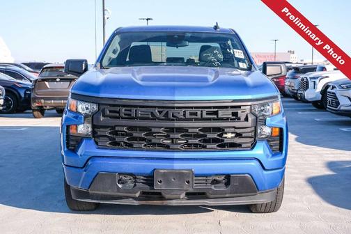 Glacier Blue Metallic 2022 Chevrolet Silverado 1500 Custom