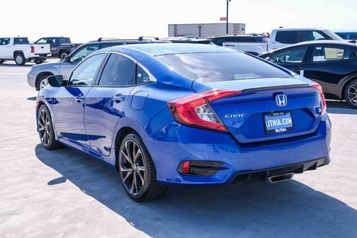 Aegean Blue Metallic 2020 Honda Civic Sport