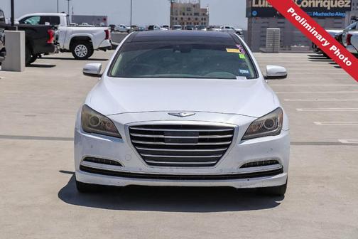Casablanca White 2015 Hyundai Genesis 3.8