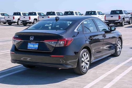 Black 2025 Honda Civic LX