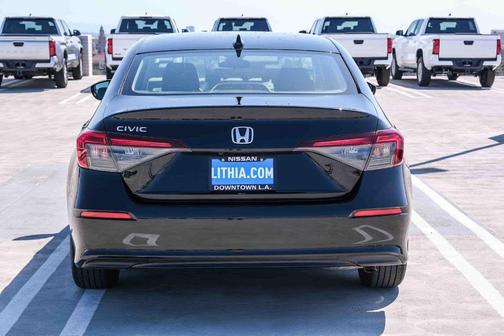 Black 2025 Honda Civic LX