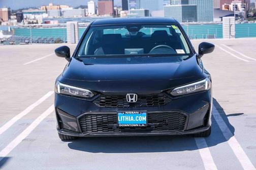 Black 2025 Honda Civic LX