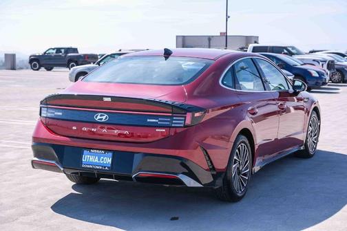 Red 2025 Hyundai SONATA Hybrid SEL