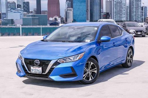 Electric Blue Metallic 2023 Nissan Sentra SV