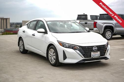 Cloud White 2025 Nissan Sentra S