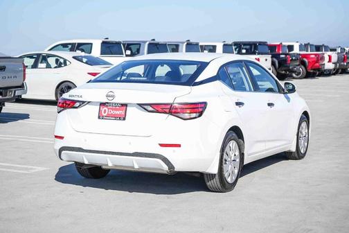Cloud White 2025 Nissan Sentra S