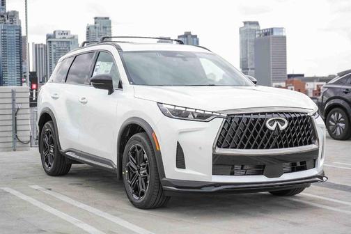 Radiant White 2026 INFINITI QX60 SPORT