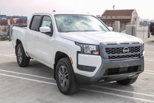 Glacier White 2025 Nissan Frontier SV