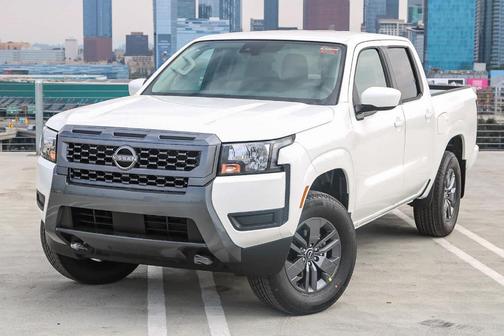 Glacier White 2025 Nissan Frontier SV