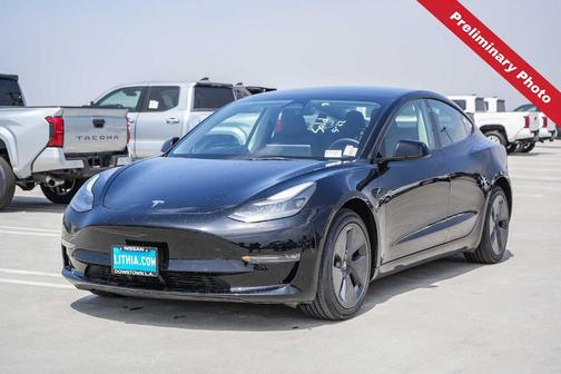 Black 2022 Tesla Model 3 Long Range