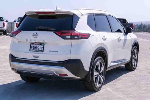 White 2022 Nissan Rogue Platinum