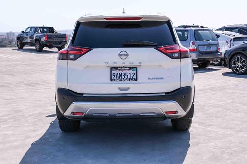 White 2022 Nissan Rogue Platinum