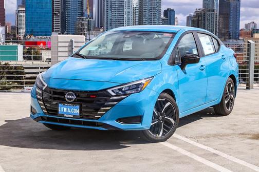 Arctic Blue Met 2025 Nissan Versa 1.6 SR