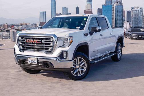 Summit White 2020 GMC Sierra 1500 SLT