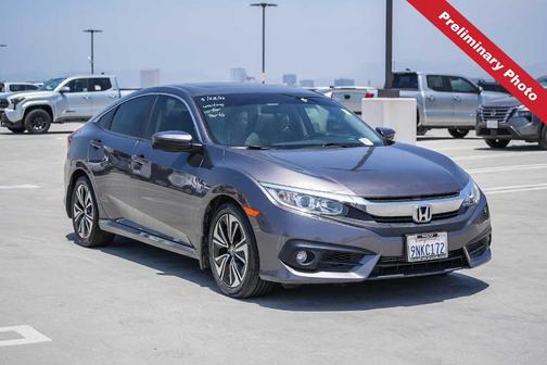 Modern Steel Metallic 2018 Honda Civic EX-T