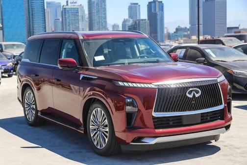Coulis Red 2025 INFINITI QX80 Luxe
