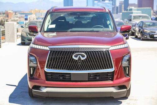 Coulis Red 2025 INFINITI QX80 Luxe
